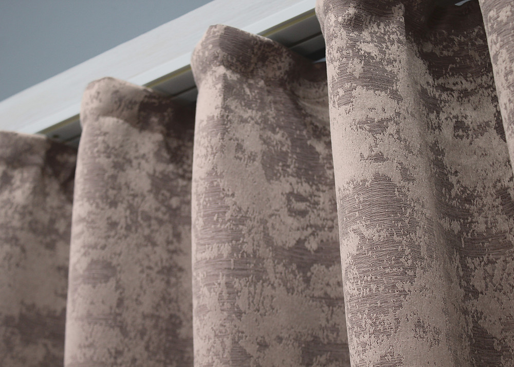 Комплект коротких штор VR-Textil Жаккард Sultan YL № 1669ш Какао 130х170 см 2 шт (35-0298) Киев - изображение 8