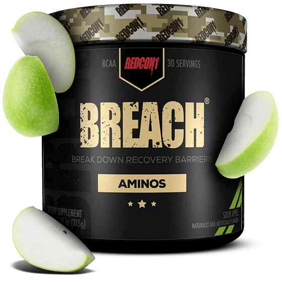 Амінокислоти Redcon1 Breach Aminos 195g (Sour Apple) Луцьк