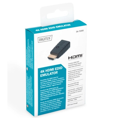 Адаптер HDMI EDID Emulator 4K60Hz Clone Function black Digitus (DA-70466) Винница - изображение 6