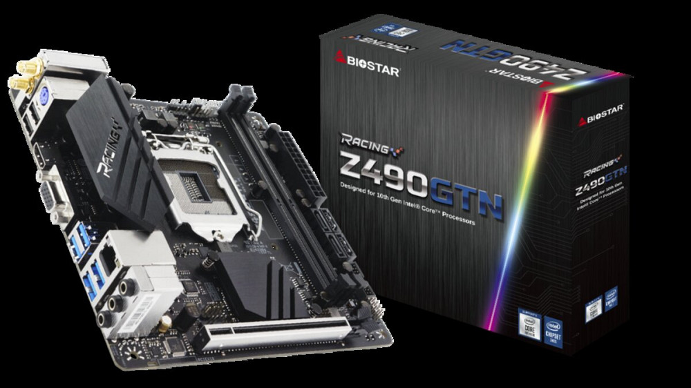 Материнська плата Biostar Racing Z490GTN Ver. 5.0 (s1200, Intel Z490, PCI-Ex16) Киев - изображение 1