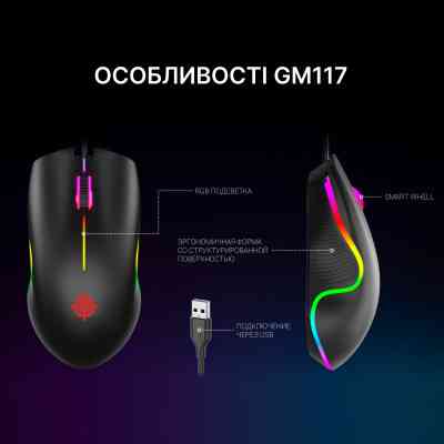 Мишка GamePro GM117 USB Black (GM117) Вінниця