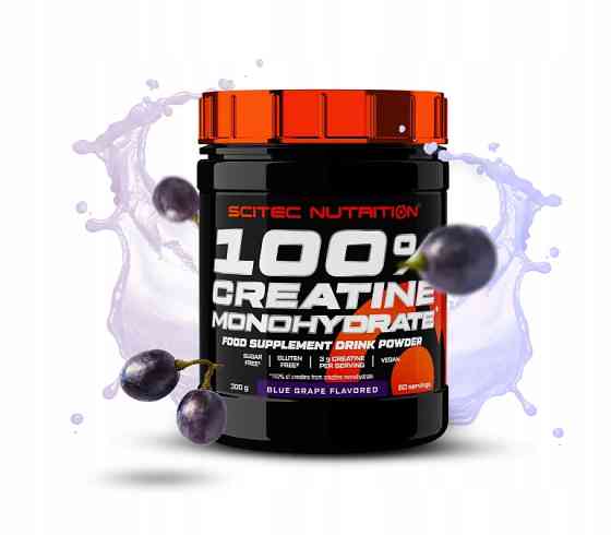 Creatine monohydrate 100% 300 gr (Blue grape) Луцьк