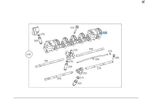 Mercedes-Benz  A1370500602 Нижня частина ліжка распредвала лівої ГБЦ двигуна M137 Одеса