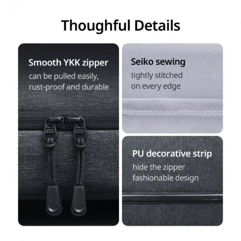 Рюкзак для ноутбука UGREEN LP664 Laptop Backpack B02 Dark Grey (Up to 15.6'')(UGR-90798) (UGR-90798) Київ - фото 3