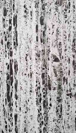 Шпалери вінілові на флізеліні Marburg Travertino 1.06х10 абстракція смуги кори дерева чорні сіро-бежеві Київ