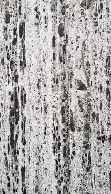Шпалери вінілові на флізеліні Marburg Travertino 1.06х10 абстракція смуги кори дерева чорні сіро-бежеві Київ - фото 2