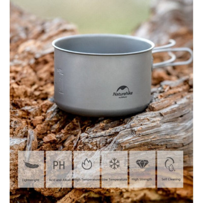 Котел туристический Naturehike NH18 1,3 л (6927595733561) Винница - изображение 4