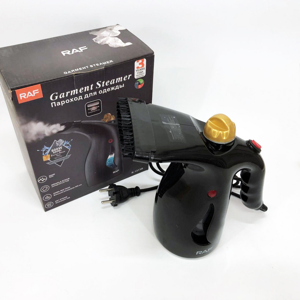 Універсальний відпарювач-пароочисник RAF, Компактна парова праска для подорожей, Пароочисники для штор MZ-75 Львів - фото 7