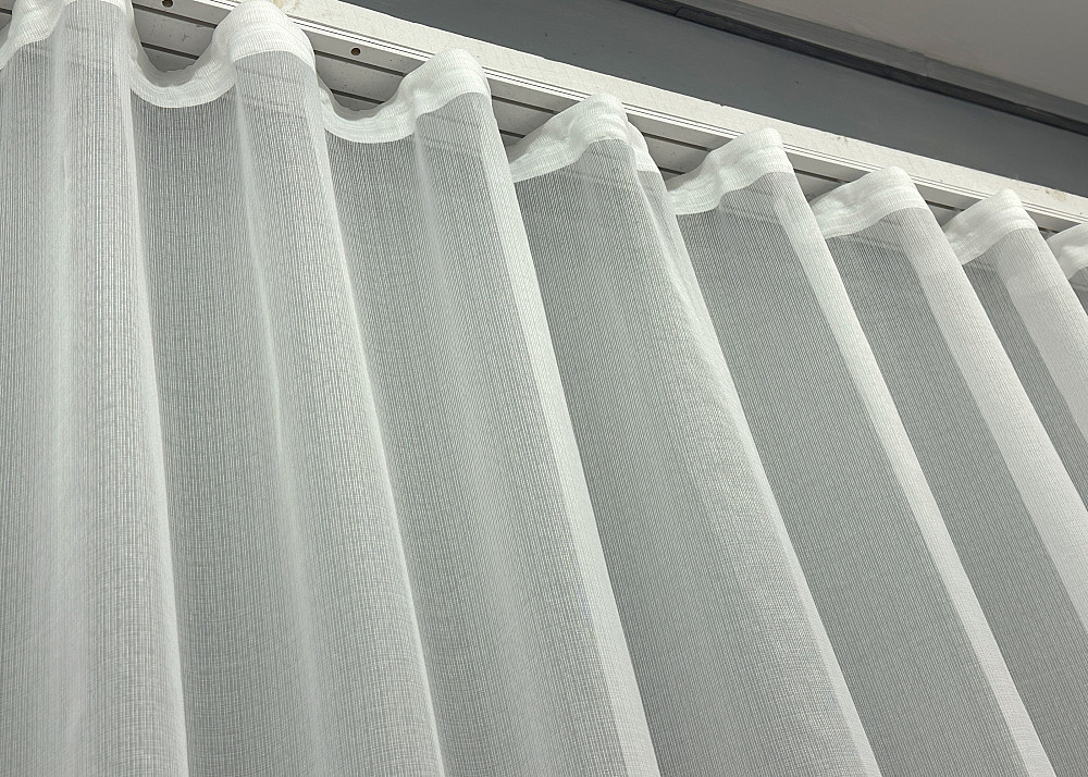 Тюль однотонный цвет молочный Киев - изображение 8