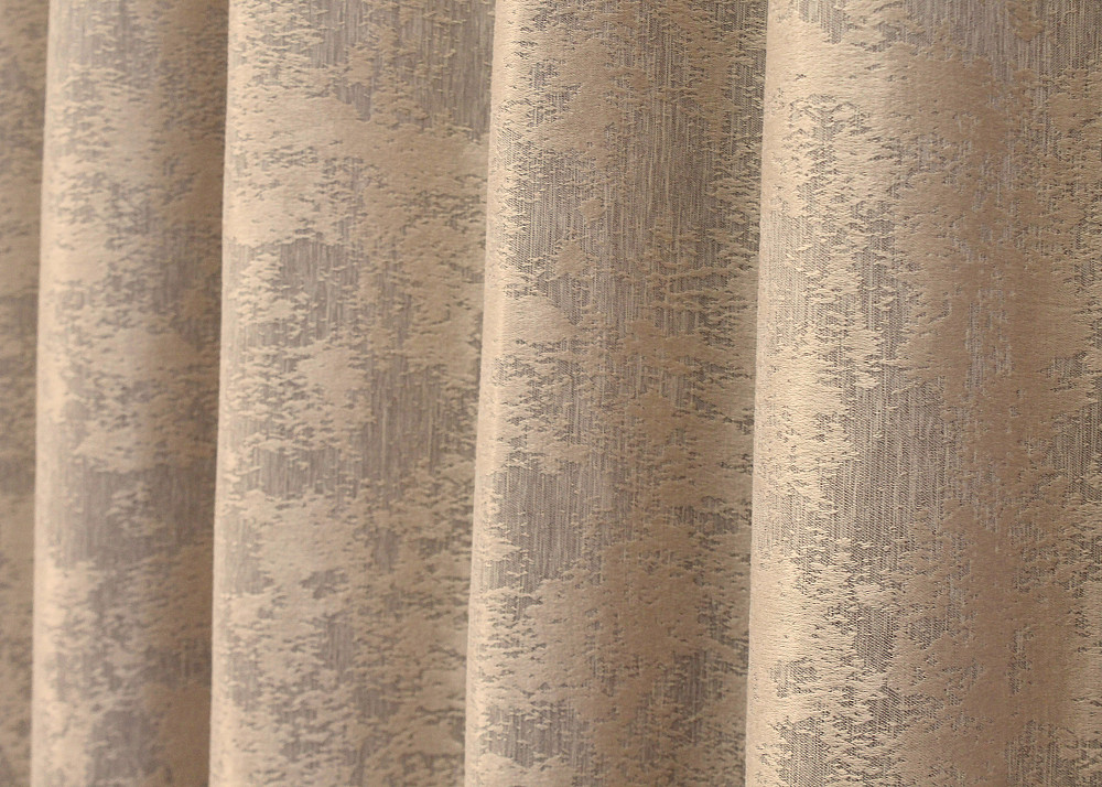 Комплект штор на люверсах VR-Textil Жакард Sultan YL № 1699ш Темно-бежевий 150х250 см 2 шт (37-0250) Київ - фото 7