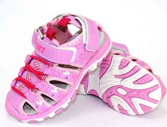 Босоножки детские на липучках для девочек 21р Киев