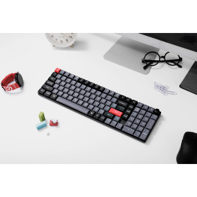 Клавиатура Keychron K17 PRO Gateron MX 2.0 Brown QMK White Led Wireless/Bluetooth/USB-А UA Black (K17P-A3-UA) Вінниця - фото 2