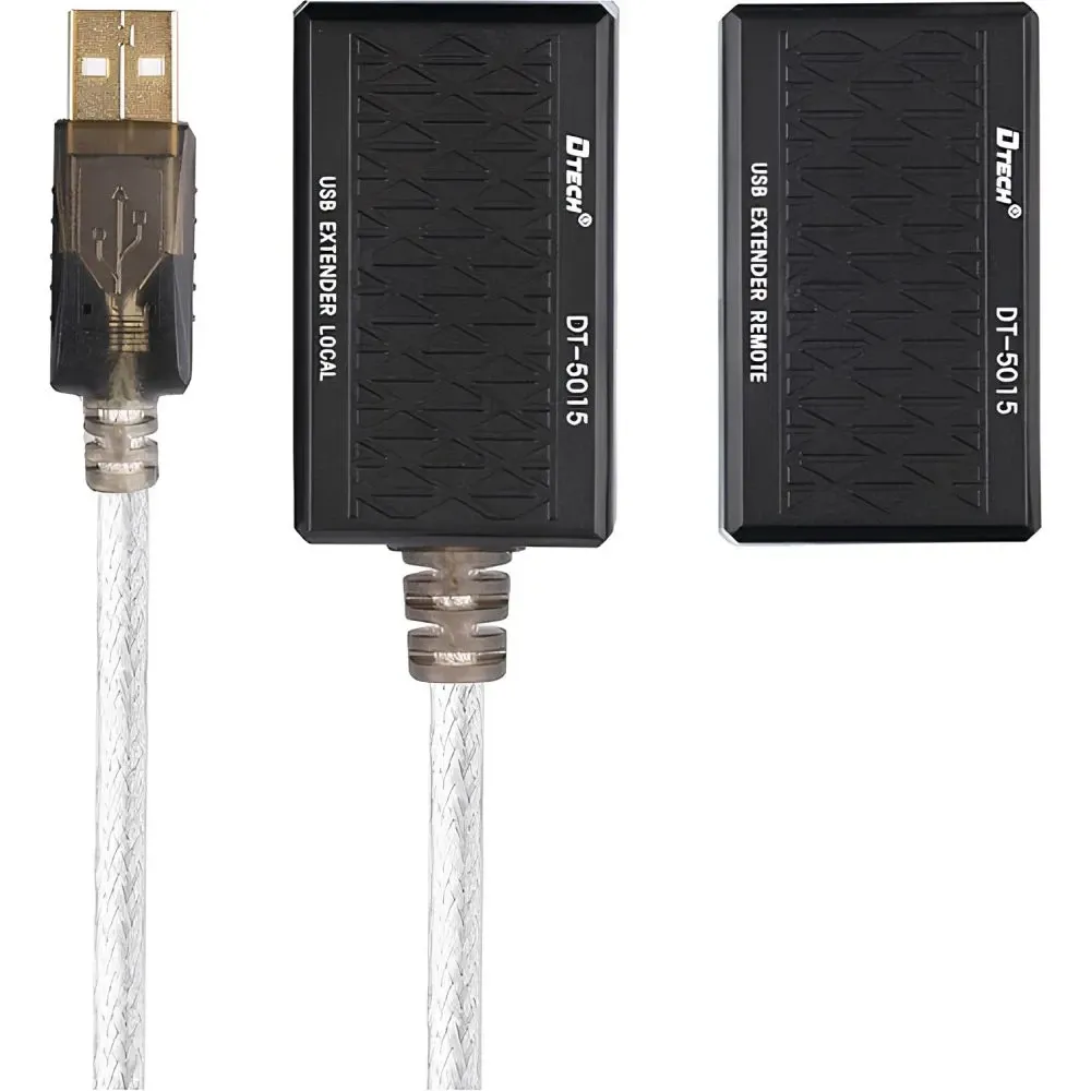 Подовжувач USB 2.0 60m Dtech DT-5015 (74-00062) Київ - фото 6