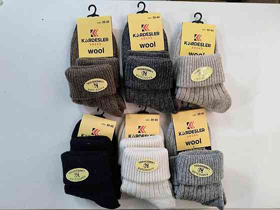 Набір теплих жіночих шкарпеток із вовною 6 шт. Kardesler 36-40 Київ