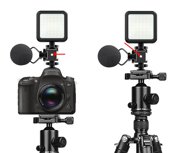 Холодний черевик потрійний адаптер на камеру AC Prof AL-11 Київ - фото 3