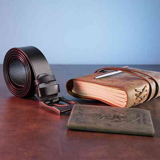 Чоловічий ремінь classic Vintage 20223 Чорний Київ