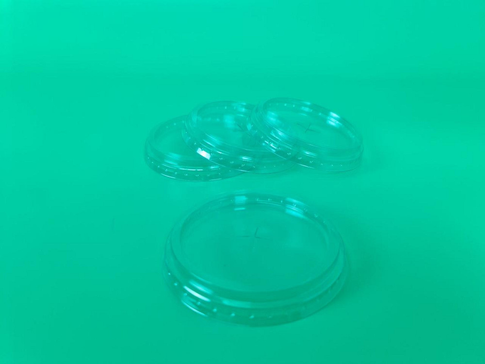 Крышка ПЛОСКАЯ с отверстием для стакана РЕТ (320,420,350NEW,250NEW) NEW (100 шт) Харьков - изображение 1