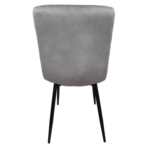 Крісло стілець для кухні вітальні барів Bonro B-421 велюр Сірий Київ
