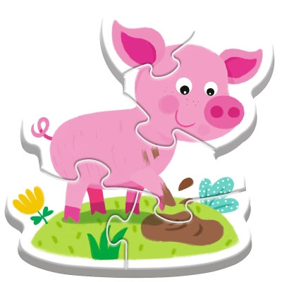 Пазл Trefl Baby Classic На ферме (5900511361278) Винница - изображение 5