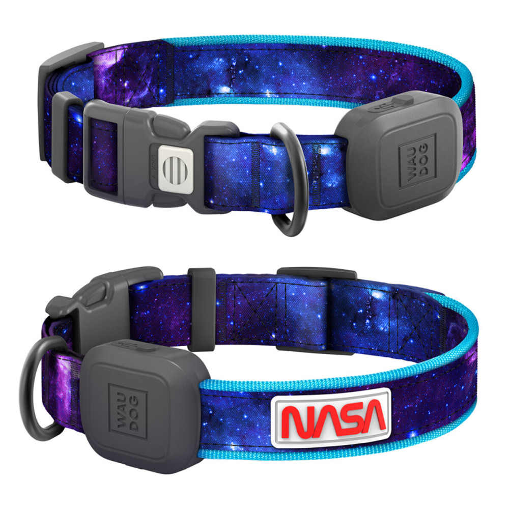 Ошейник для собак с подсветкой WAUDOG LED, NASA21, Type-C, SM, Ш 25 мм, Длин 31-45 cm Киев - изображение 1