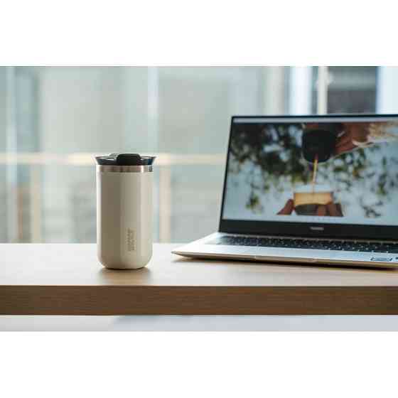 Термокухоль Wacaco Octaroma Lungo 300 мл, білий Киев