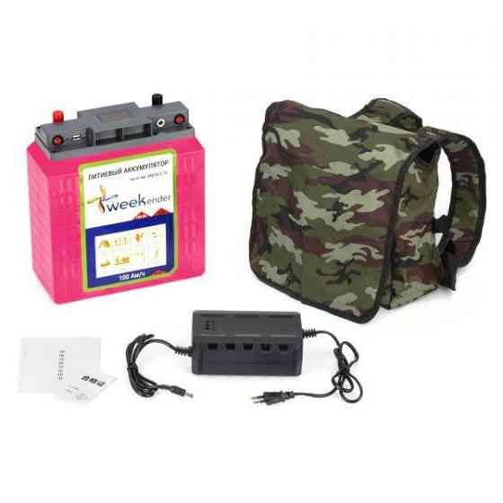 Литий-ионный аккумулятор с зарядкой Weekender 12V 100Aч Киев