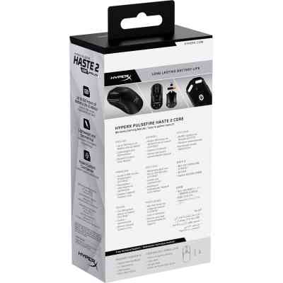Мышка HyperX Pulsefire Haste 2 Core Wireless Black (8R2E6AA) Винница