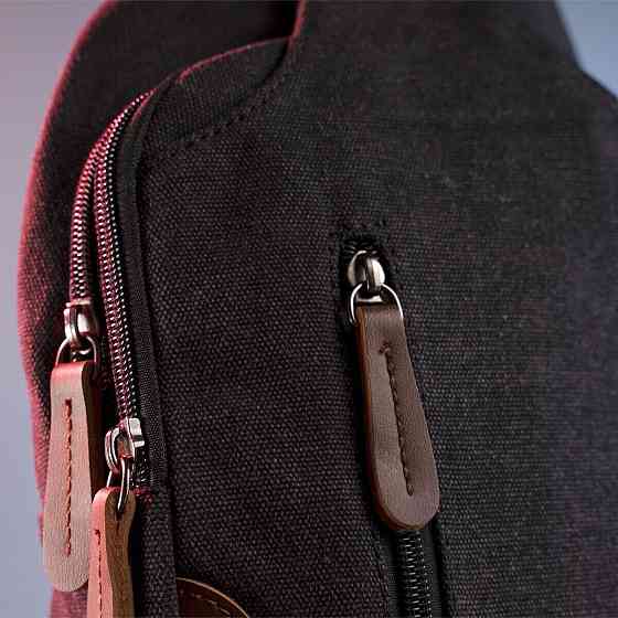 Сумка через плечо текстильная Vintage 20077 Черная Киев