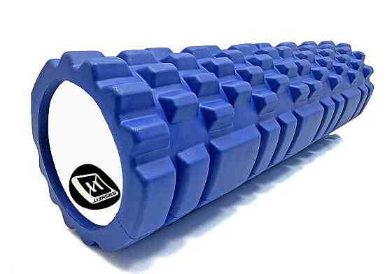 EasyFit Масажний ролик EasyFit Grid Roller 45 см v.2.1 Синій Коломия