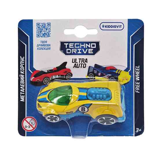 Игровая мини-машинка Ultra Auto TechnoDrive 250321W-6 металлический корпус Винница