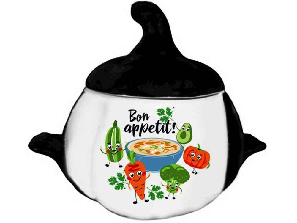 Горщик для випікання 750мл гарбуз з ручками Bon appetit ТМ FARGLASS Київ - фото 1