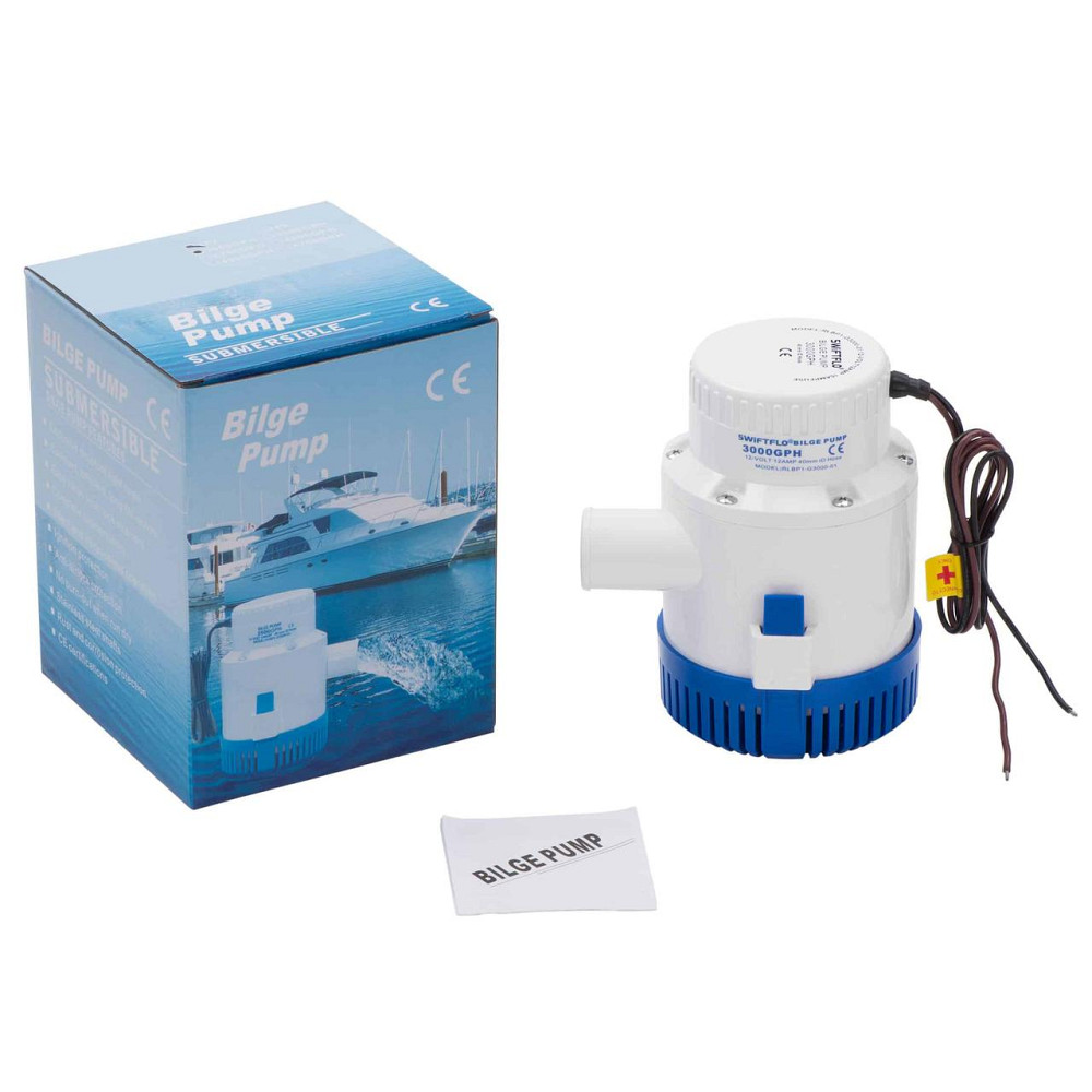 Трюмна помпа 3000 GPH Swiftflo A01-130001 (12V, 189 л/хв) Київ - фото 2