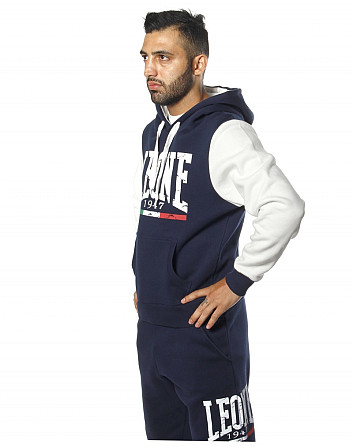 Толстовка Leone Fleece White/Blue XL Каменское - изображение 3