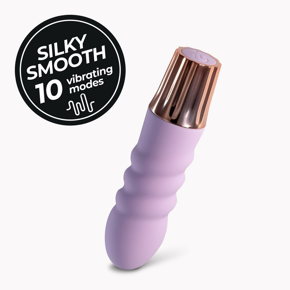 Міні-вібратор CRUSHIOUS Mellow Bubbles, лавандовий, 11 х 2,8 см Sex Aura Київ - фото 9