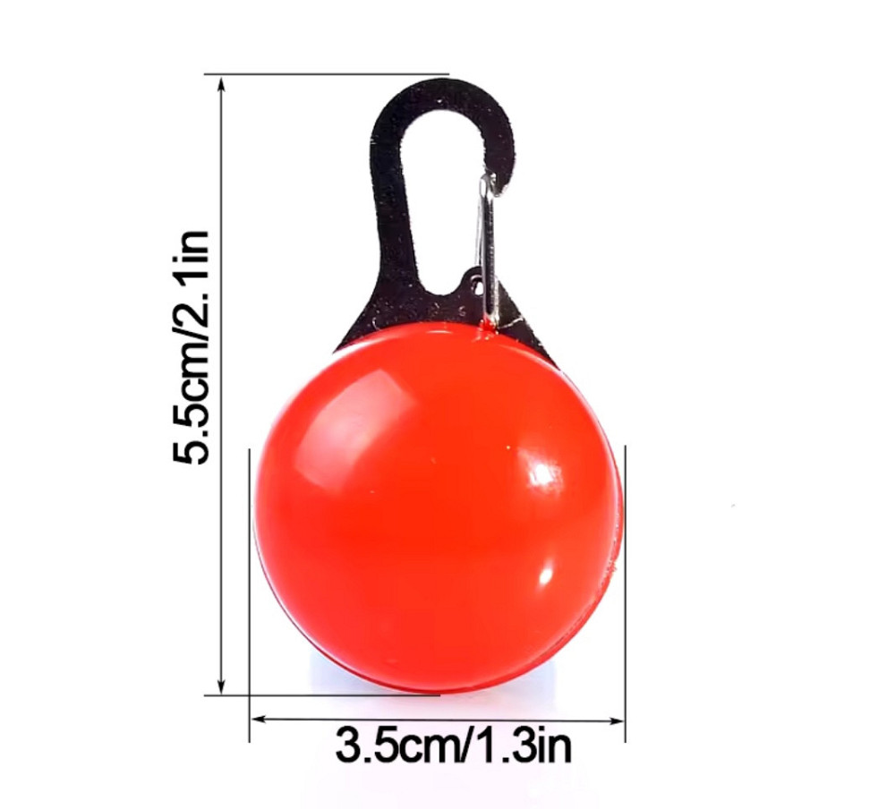 Светящийся брелок на ошейник для собак или котов, имеет три режима свечения сиреневый Киев - изображение 7