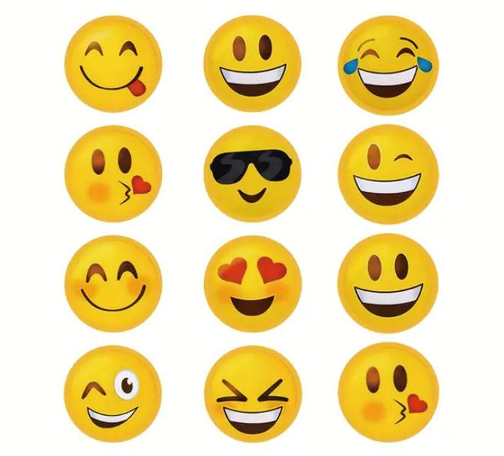 Набор стикеров-эмодзы в рулоне – 500 шт, 12 дизайнов, Ø 2.5 см Киев - изображение 2