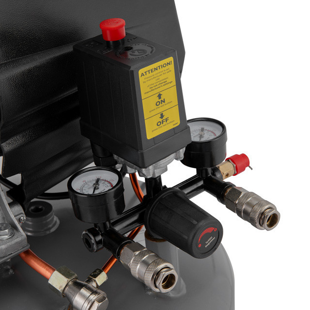 Компресор, 50 л, вертикальний, 1,5 кВт, 220 В, 8 атм, 206 л/хв, 63 дБ INTERTOOL PT-0019 Киев - изображение 14