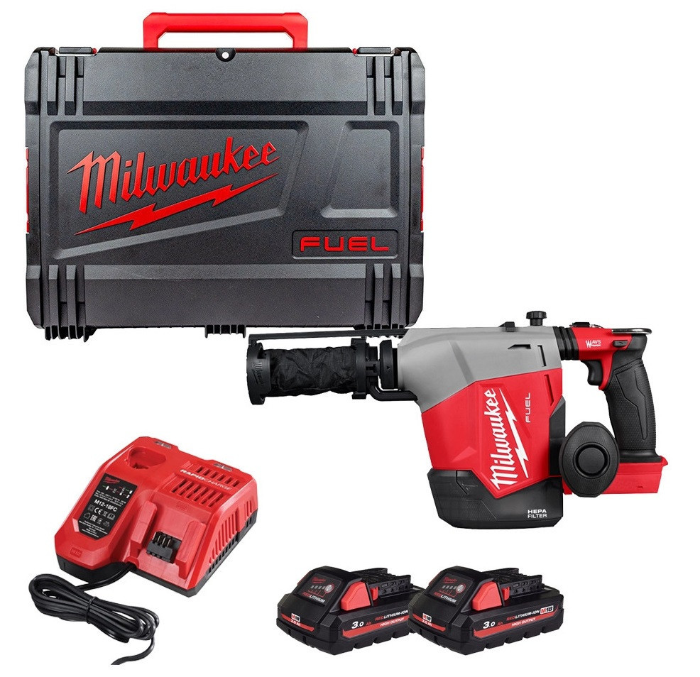 Перфоратор аккумуляторный SDS-PLUS MILWAUKEE,M18 FHAFOH16-302X, 2,3 Дж (зарядное устройство M12-18 FC, 2 аккумулятора M18 HB3 3Аг, H Одесса - изображение 2