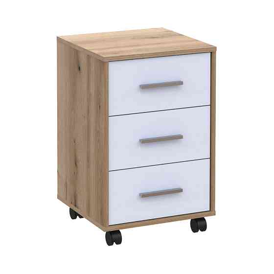 Тумба офісна Doros Т3 43х42х66,4 см Дуб евок/Білий (DRS-011446) Дніпро