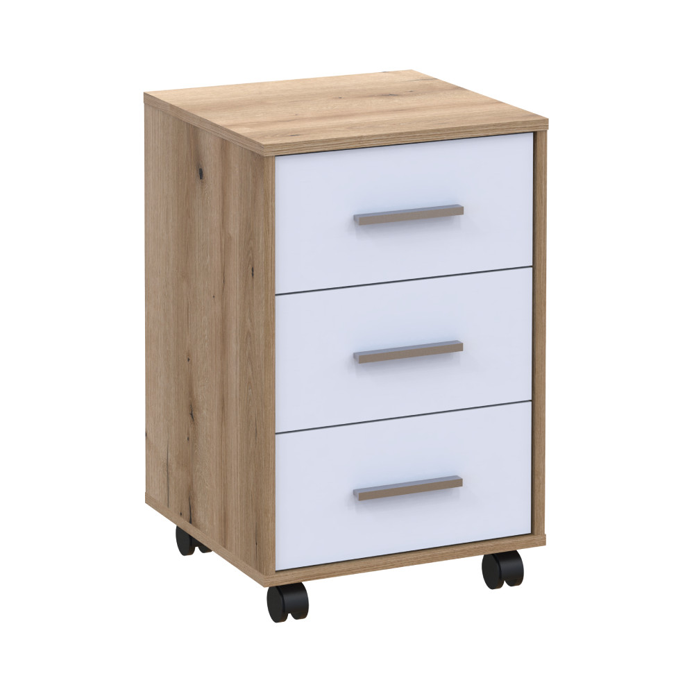 Тумба офісна Doros Т3 43х42х66,4 см Дуб евок/Білий (DRS-011446) Дніпро - фото 3