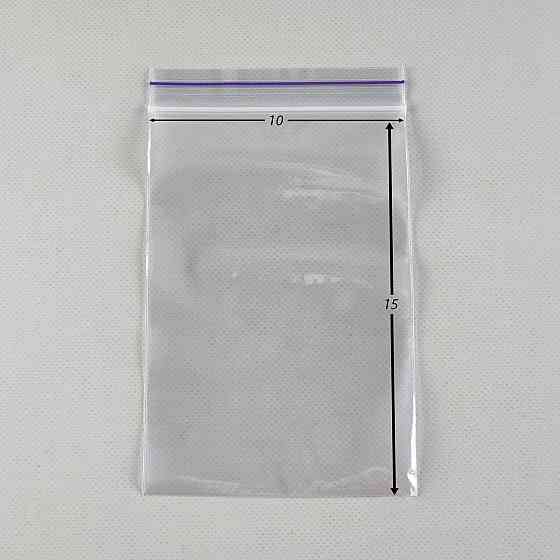 Зип пакеты прочная герметичная упаковка с замком 10х15 (100шт) (1 пачка) Харьков