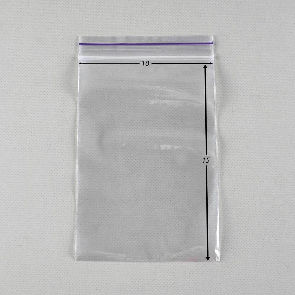 Зип пакеты прочная герметичная упаковка с замком 10х15 (100шт) (1 пачка) Харьков - изображение 2