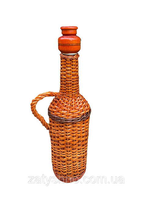Плетеная бутылка 0,5 литра Киев - изображение 1