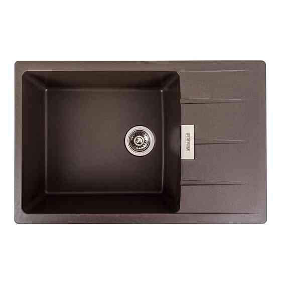 PLATINUM Гранітна мийка для кухні Platinum 7850 ROMA матова Темна скеля Київ