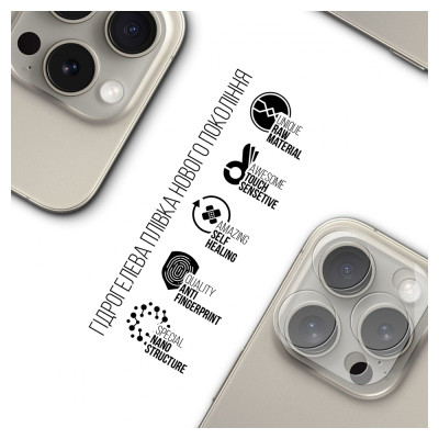 Плівка захисна Armorstandart for Camera Apple iPhone 15 Pro 6 pcs (ARM72556) Вінниця - фото 2