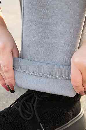 Жіночі штани, теплі тринитка начіс (кавовий, чорний, сірий), топ Київ