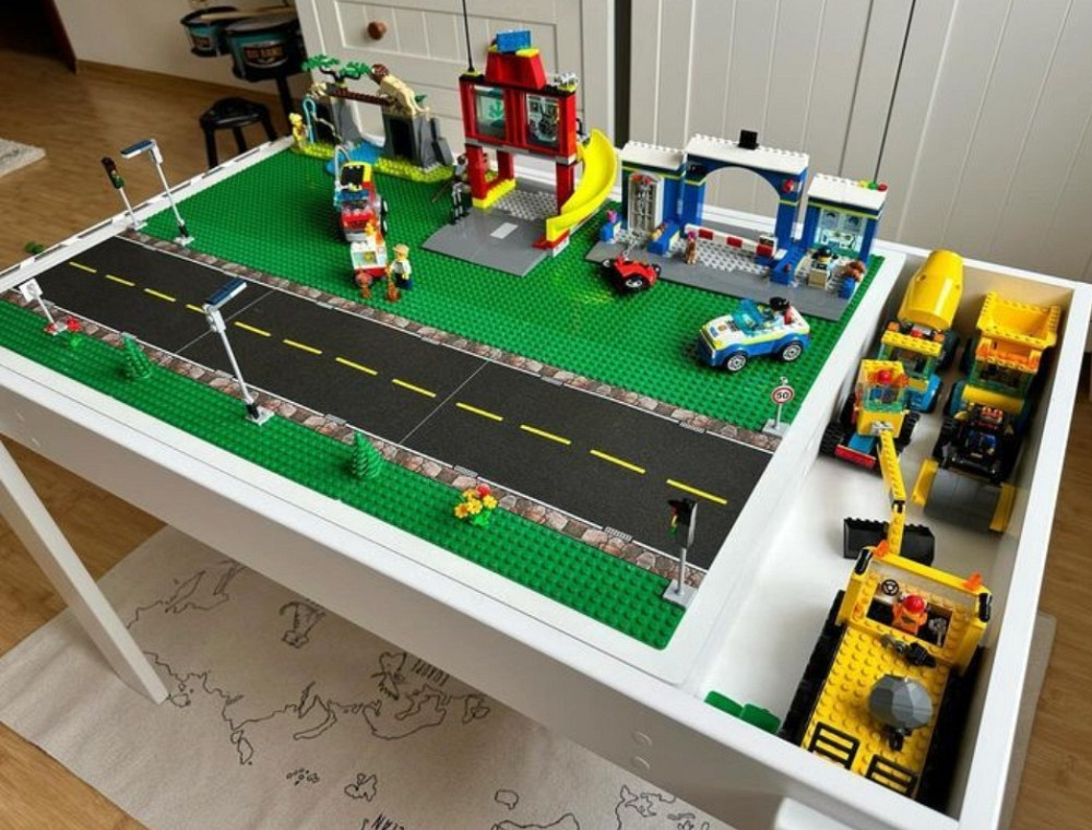 Дитячий ігровий столик лего lego пісочниця розвиваючий столярочка. Киев - изображение 6