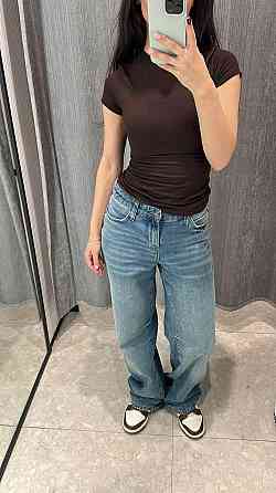 Жіноча базова футболка з коротким рукавом у стилі знімс із натуральної турецької віскози Шоколад Одеса