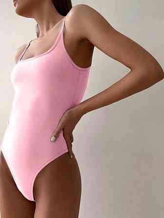 Жіночий стильний привабливий боді на кнопках натуральний кулір Рожевий Одеса