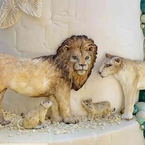 Молд силиконовый Лев 125 на 153 мм серый Киев